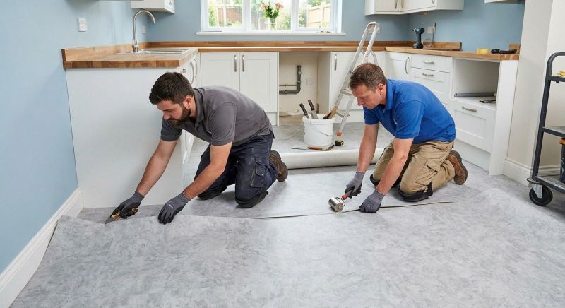 Sheet Linoleum Installation in Tryon, NC