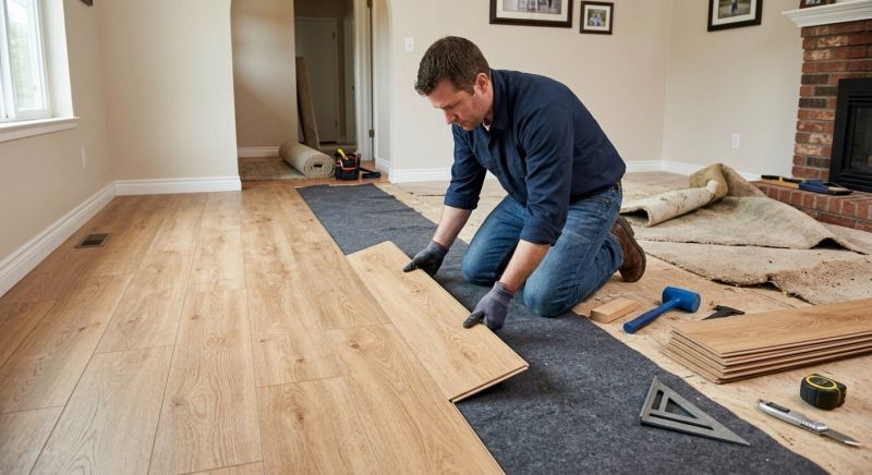 Laminate Floor Remodeling in Spartanburg, SC