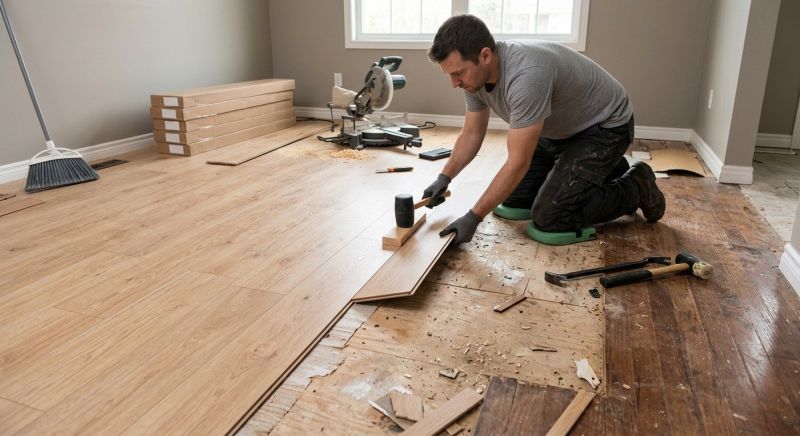 Laminate Floor Replacement in Cowpens, SC