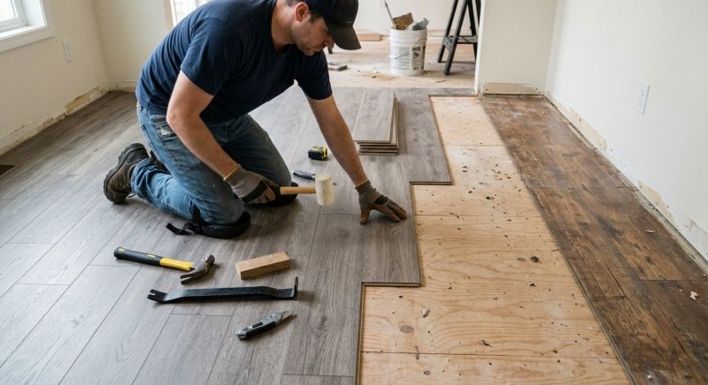 Laminate Floor Replacement in Henrietta, NC