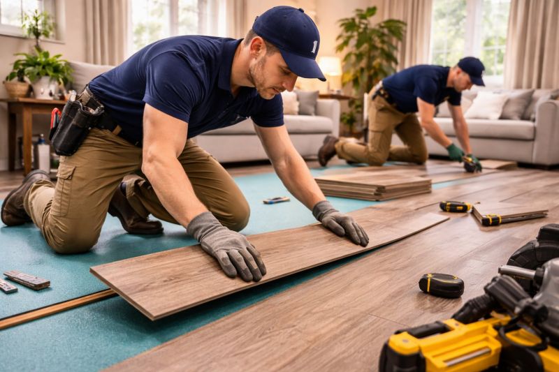 Laminate Floor Replacement in Simpsonville, SC