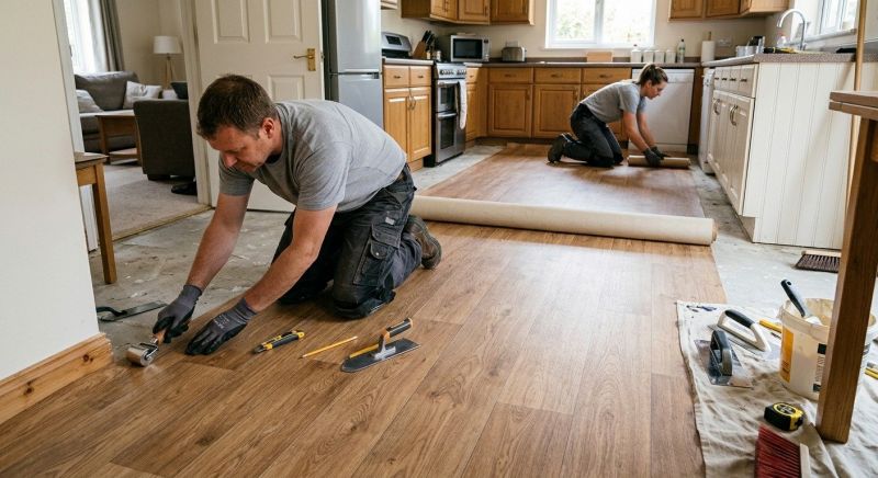 Linoleum Floor Installation in Spartanburg, SC