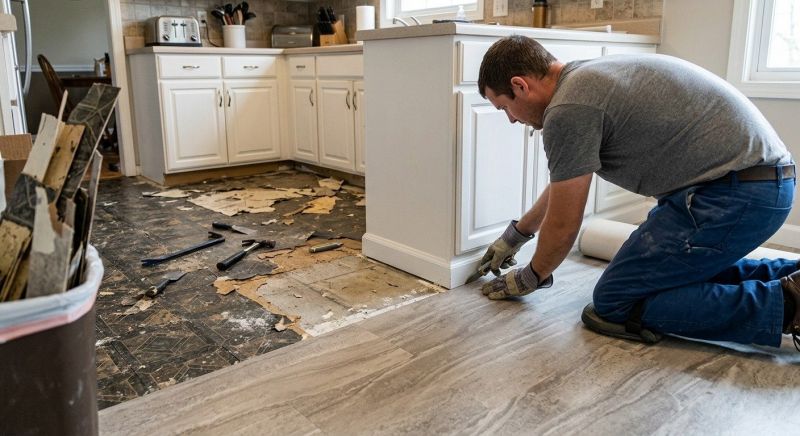 Linoleum Floor Installation in Spartanburg, SC