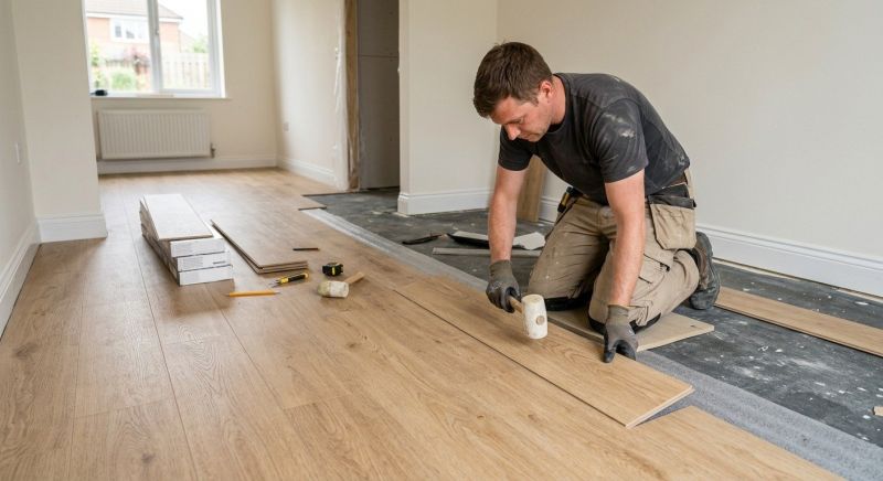 Linoleum Floor Installation in Polk County, NC