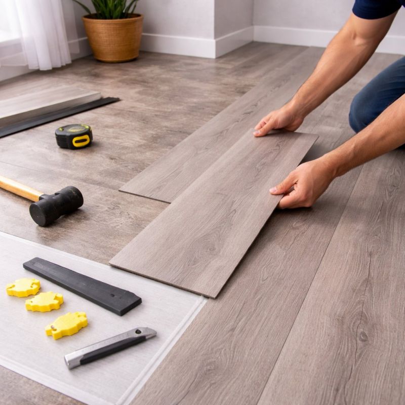Luxury Vinyl Tile Installation in Henrietta, NC