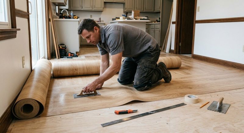 Sheet Flooring Installation in Tryon, NC