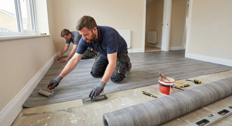 Sheet Linoleum Installation in Simpsonville, SC