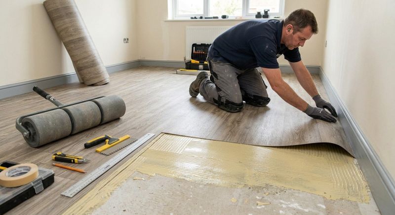 Sheet Vinyl Installation in Columbus, NC