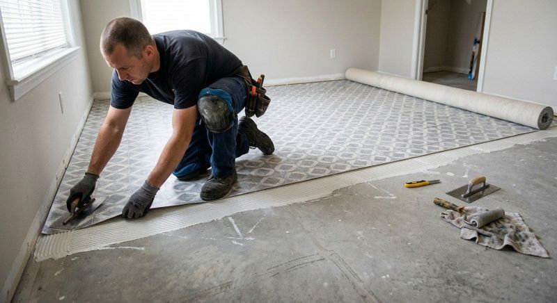 Sheet Vinyl Installation in Cowpens, SC