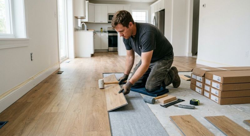 Vinyl Plank Floor Installation in Spartanburg, SC
