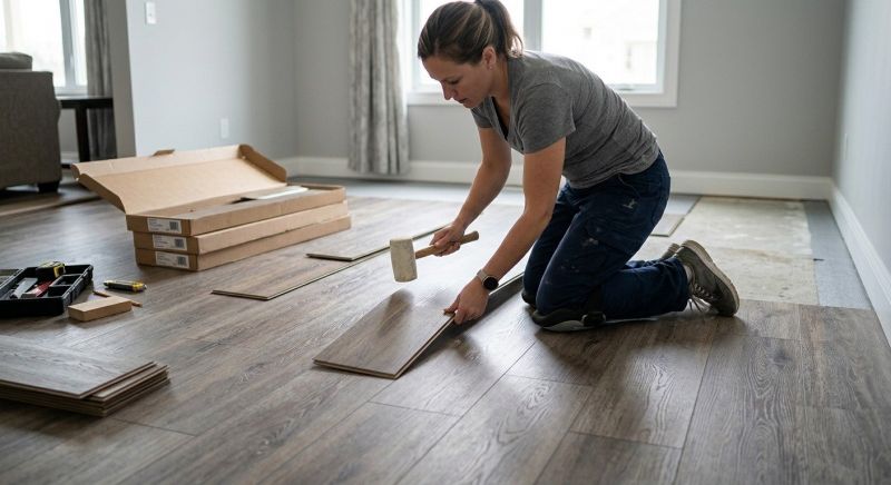 Vinyl Plank Floor Installation in Spartanburg, SC